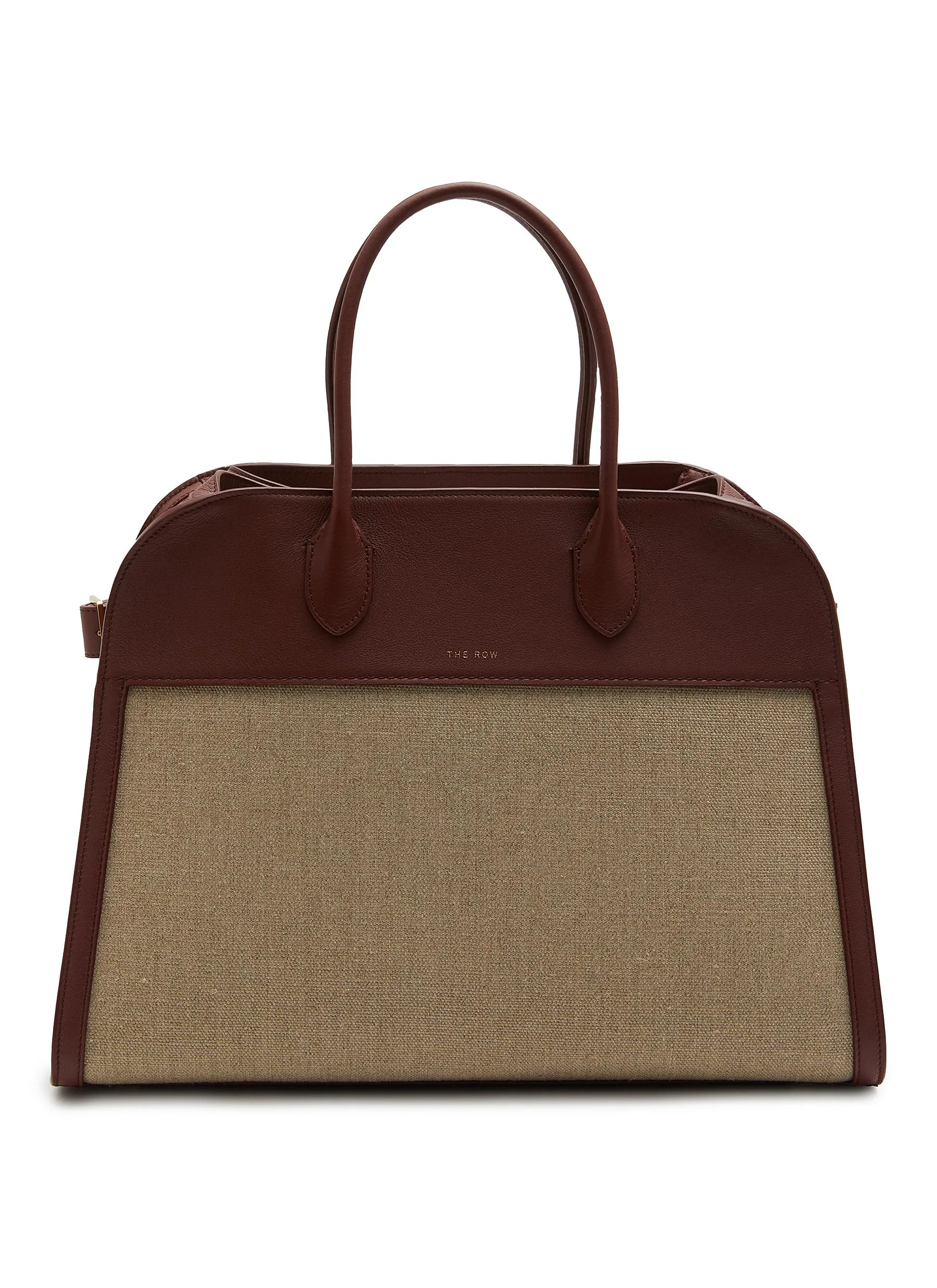 -----------THE ROW  ---- ------------ ----Soft Margaux Canvas and Leather Bag --