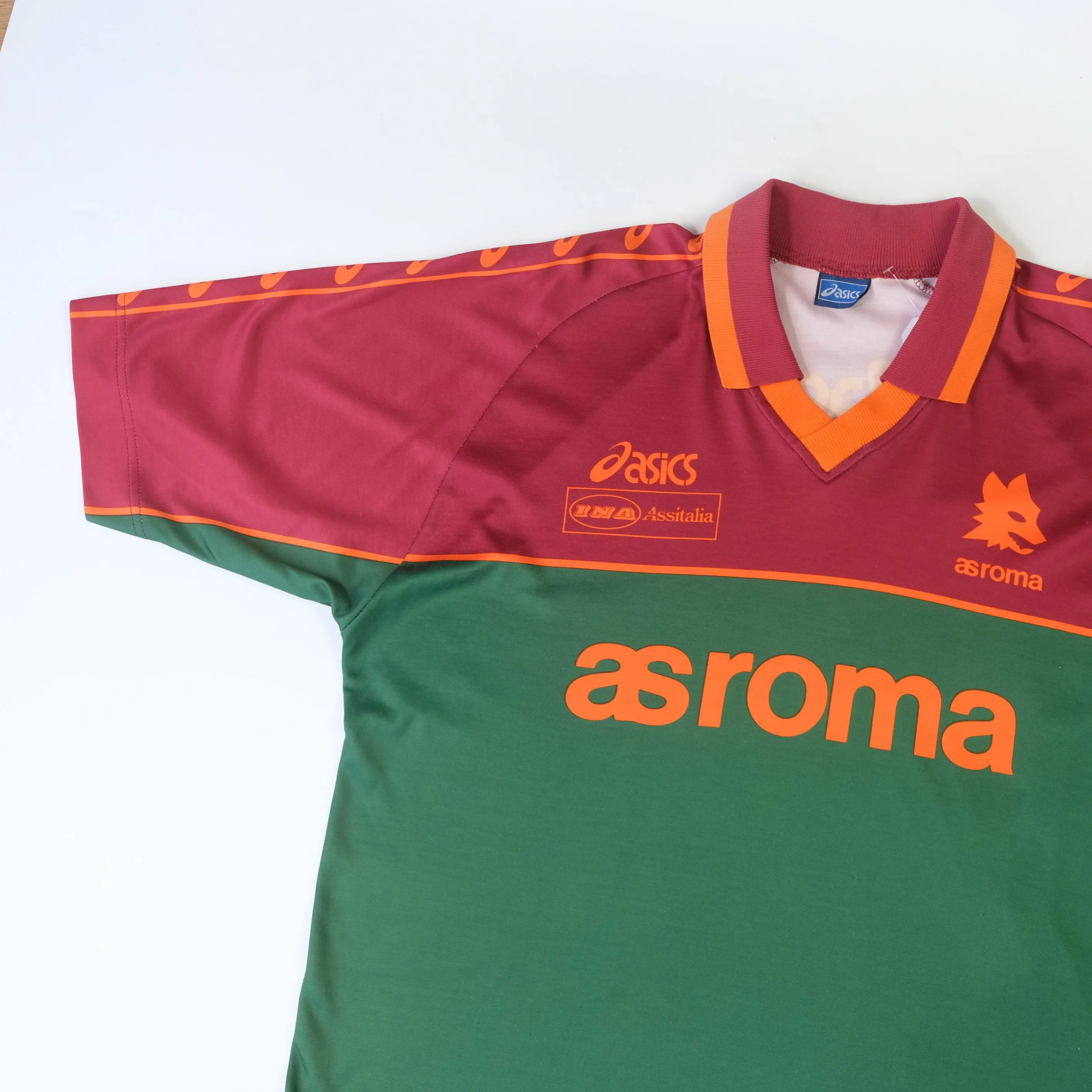 1995/96 Roma Training Shirt Asics (L)