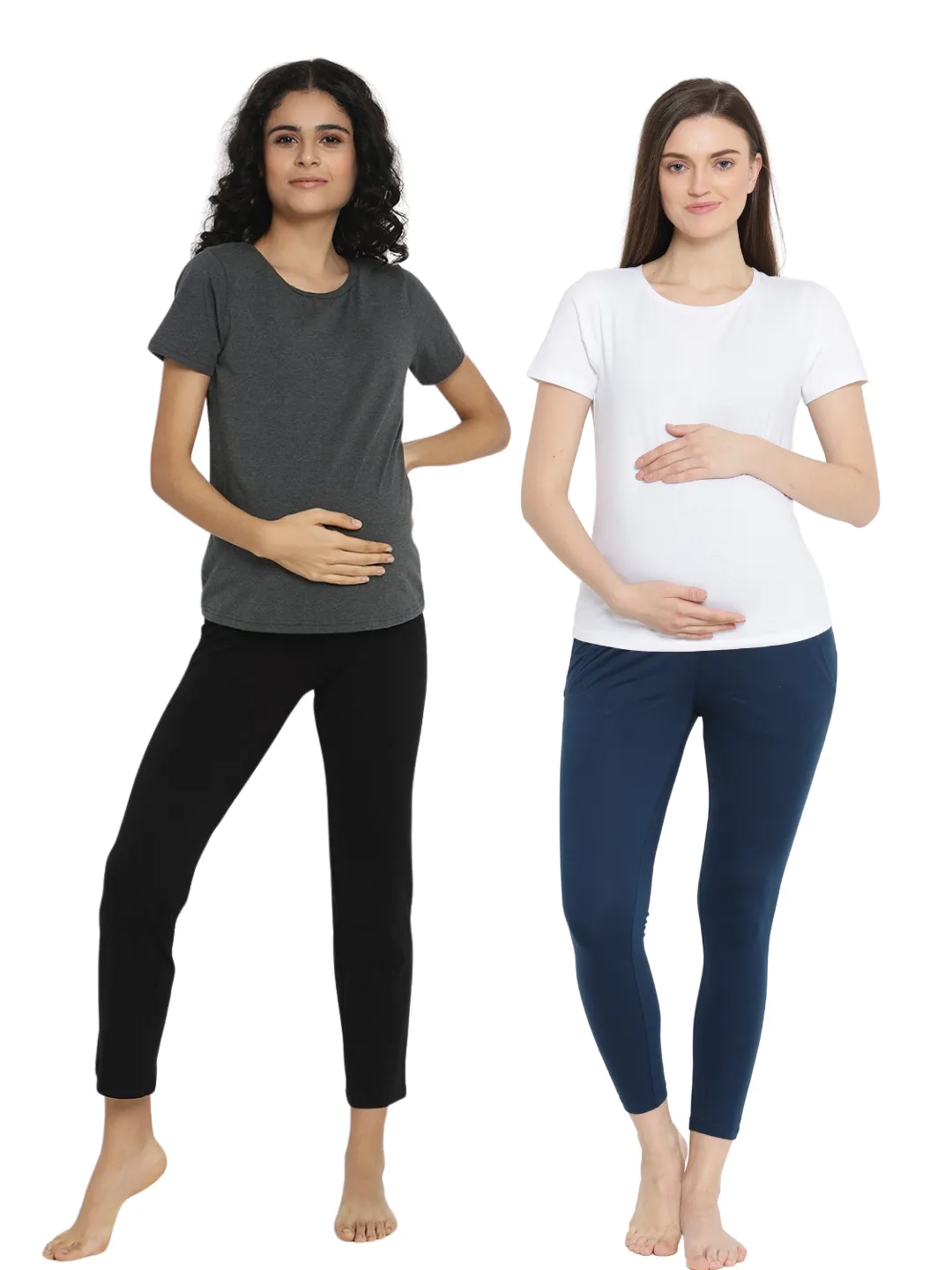 2pc. Maternity Set - Casual Pants + Leggings