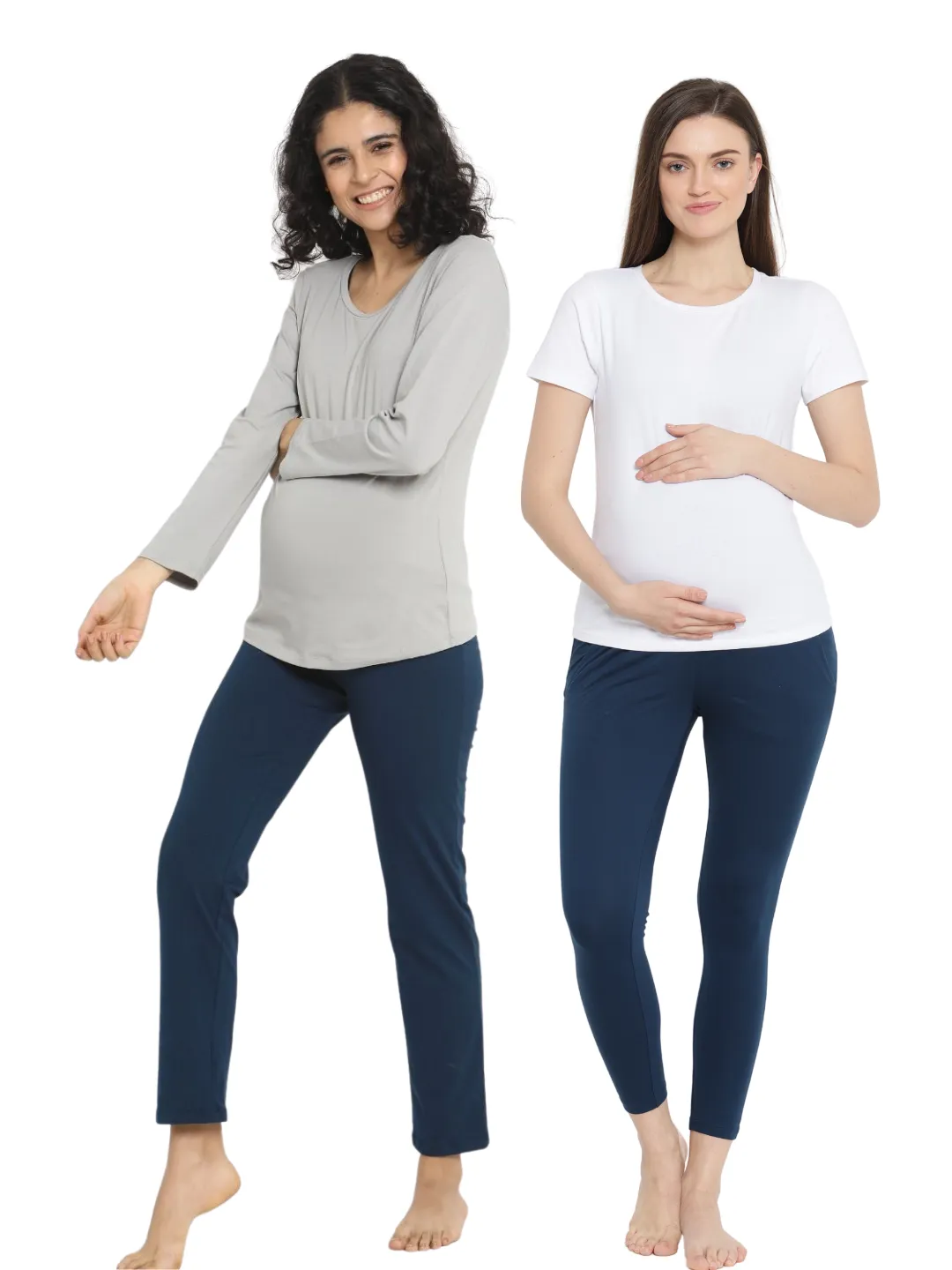 2pc. Maternity Set - Casual Pants + Leggings