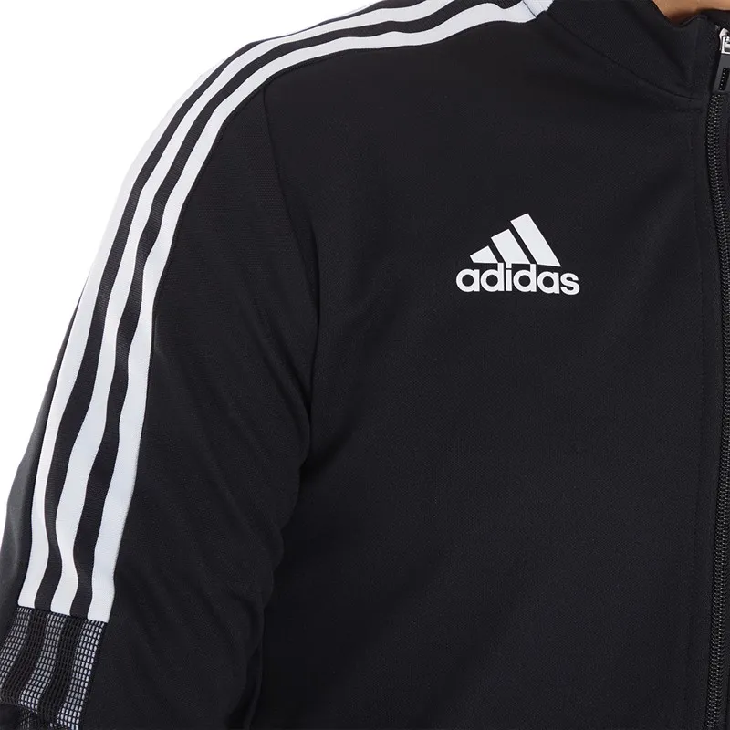 adidas Mens Tiro 21 Tracksuit Top Black/White