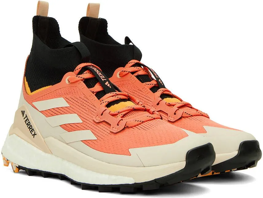 Adidas Originals Orange and wander Edition Free Hiker 2.0 Sneakers