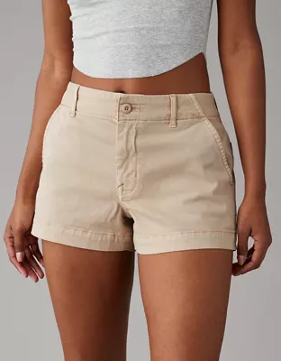 AE Stretch High-Waisted Trouser Short Short-