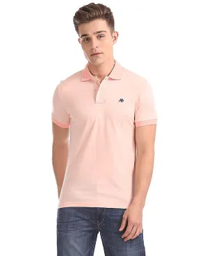 Aeropostale Solid Short Sleeve Polo Shirt