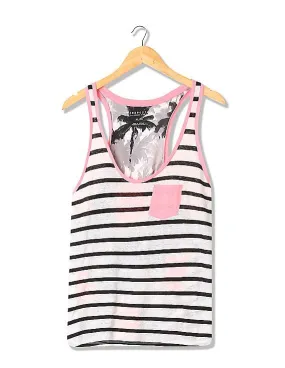 Aeropostale Striped Racerback Tank top