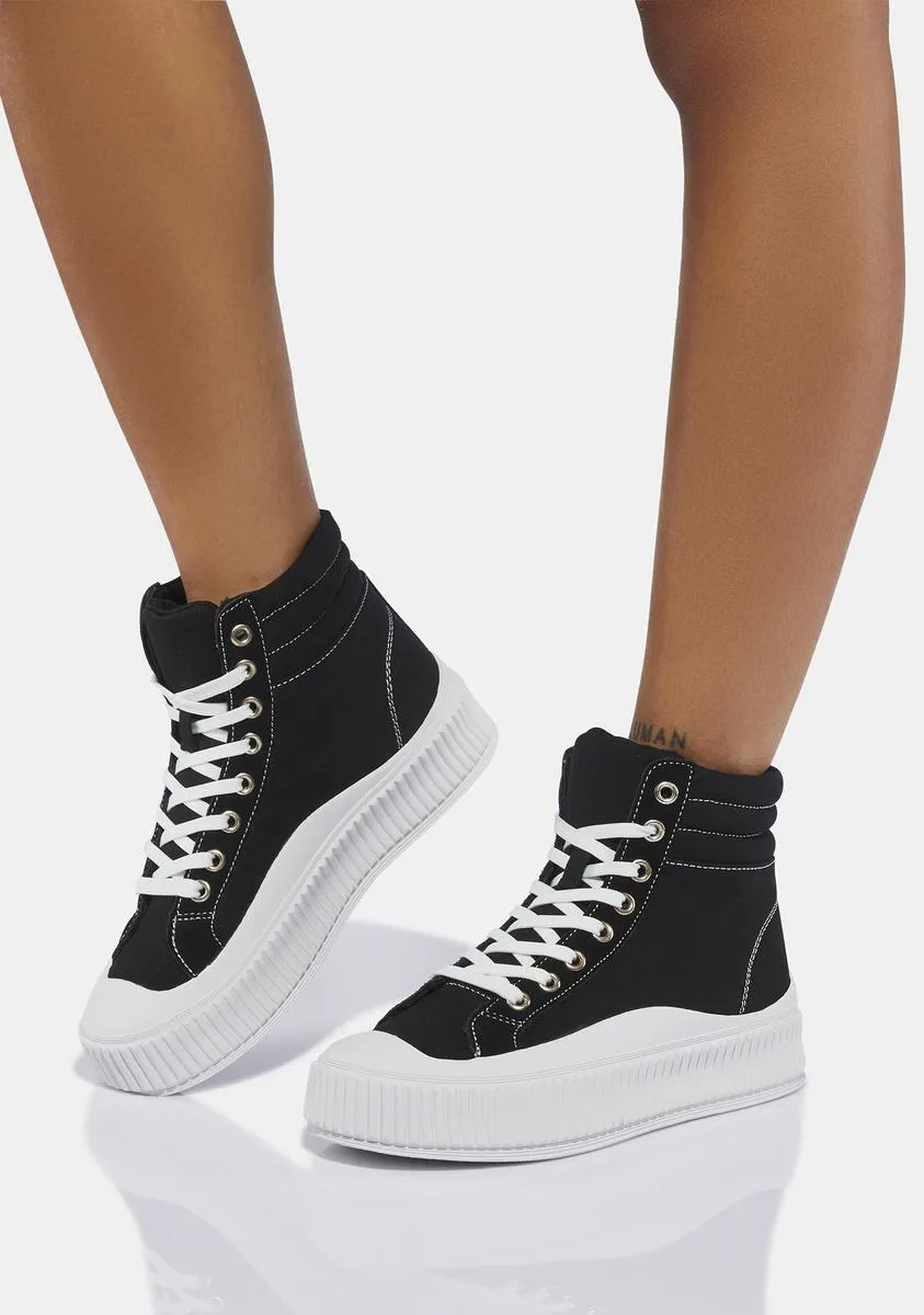 Ain't It Funny High Top Sneakers-