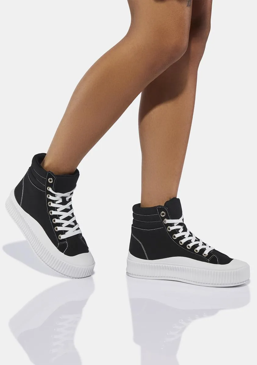 Ain't It Funny High Top Sneakers-