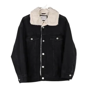 Alcott Denim Jacket - Small Black Cotton