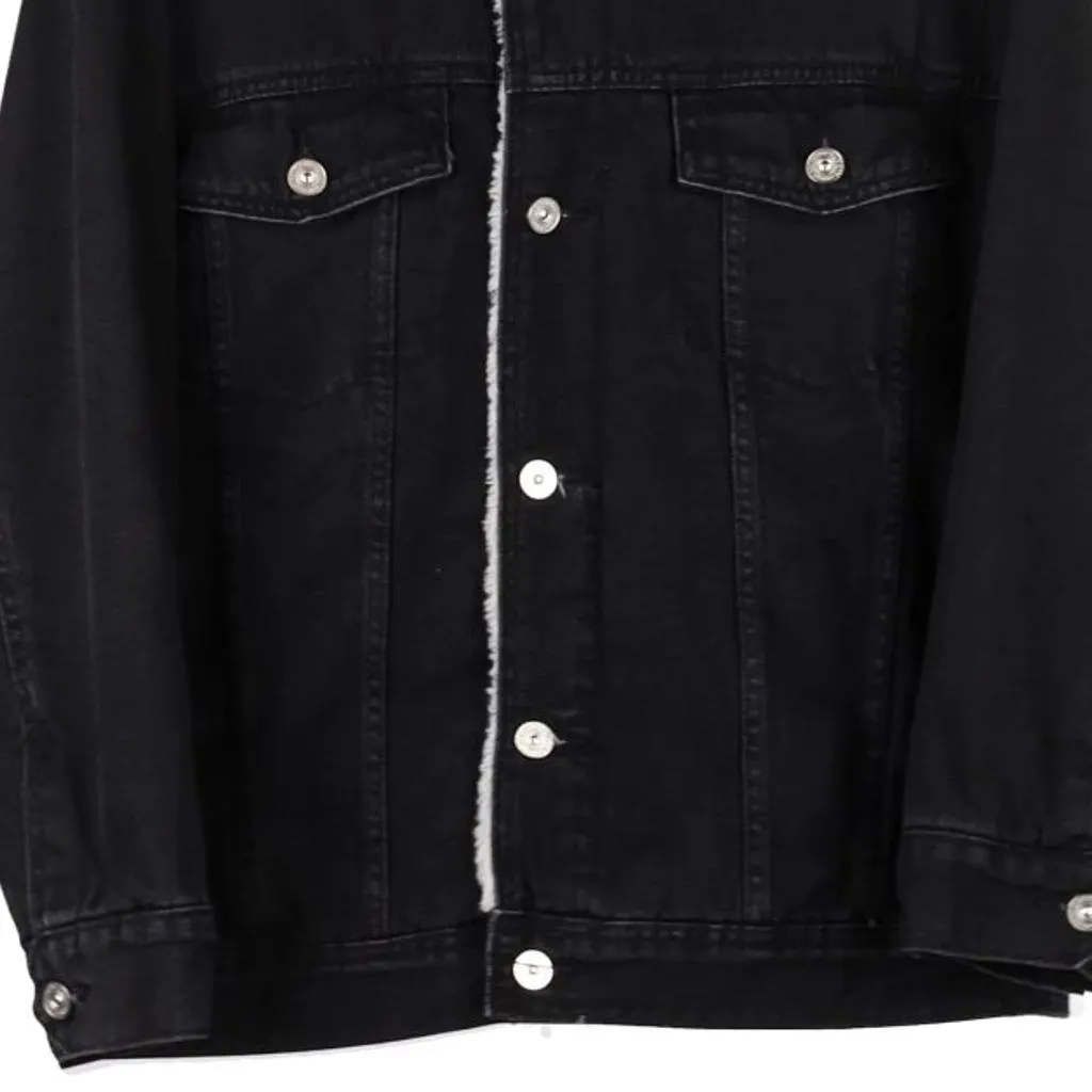 Alcott Denim Jacket - Small Black Cotton