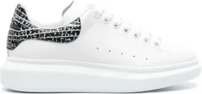 Alexander McQueen Oversized leather sneakers White