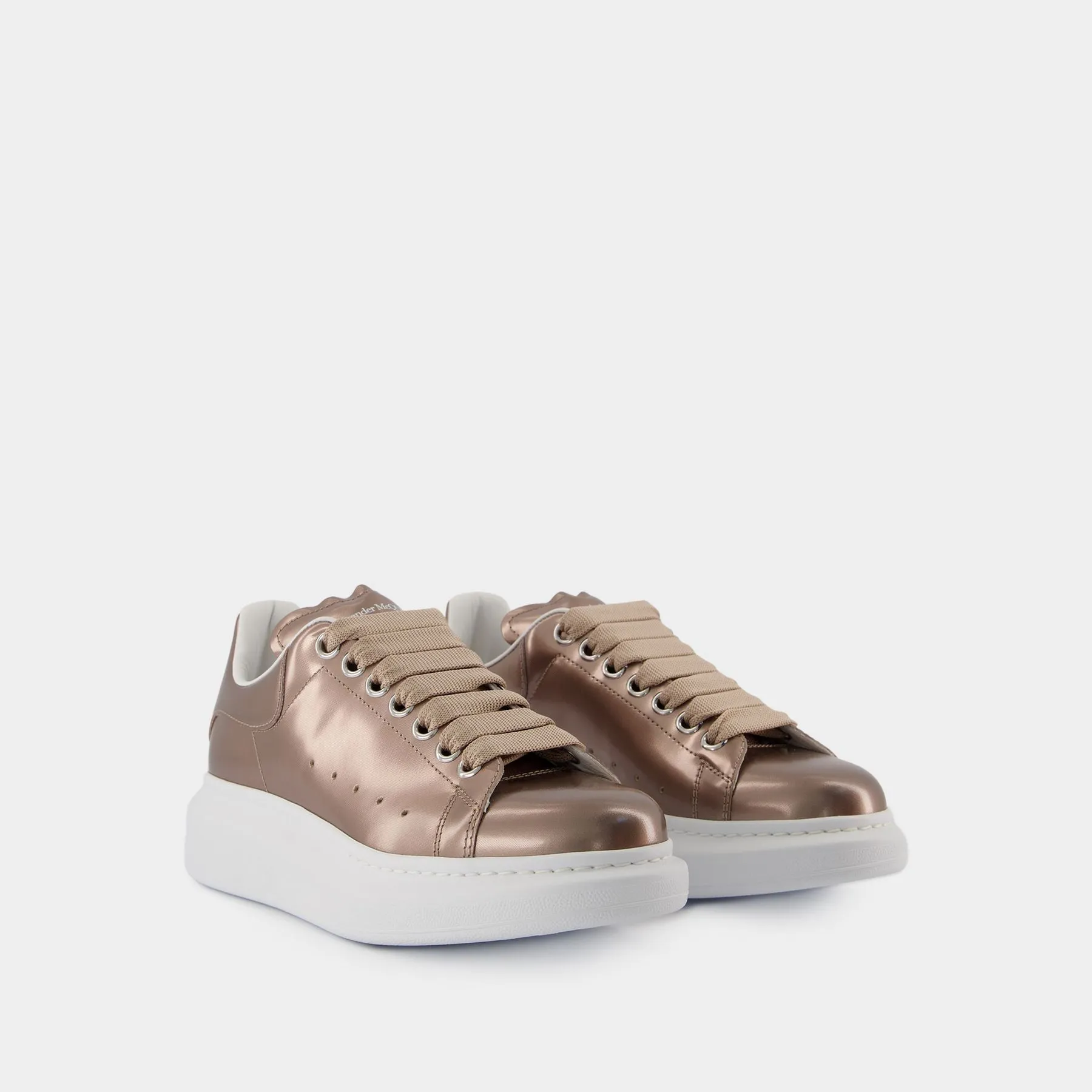 Alexander McQueen  Oversized Sneakers - Alexander McQueen - Leather - Beige