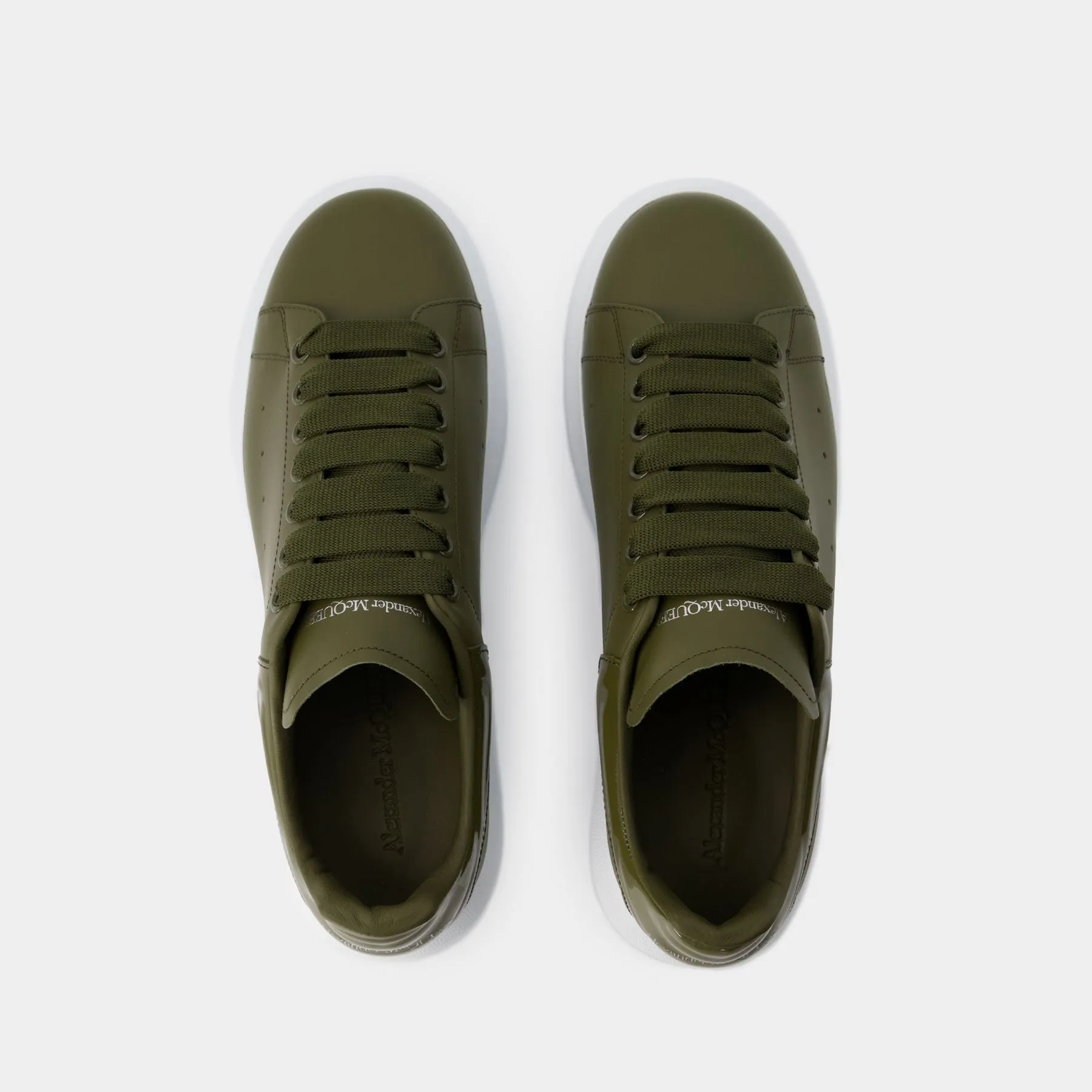 Alexander McQueen  Oversized Sneakers - Alexander McQueen - Leather - Khaki