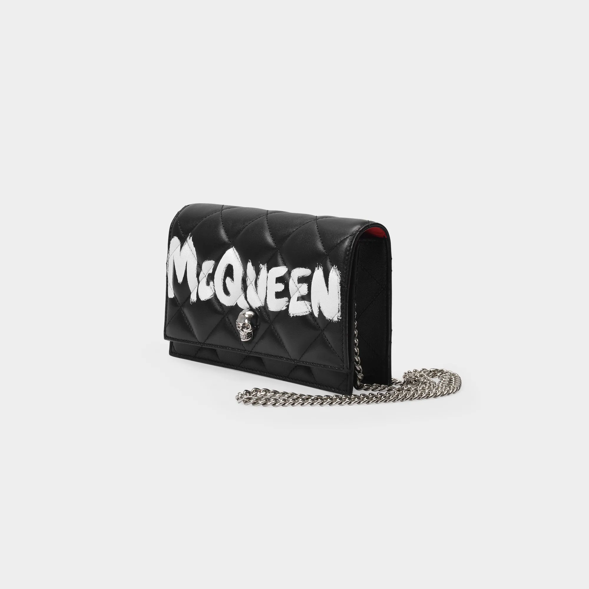 Alexander McQueen  Small Skull Hobo Bag - Alexander Mcqueen -  Black/Ivory - Leather