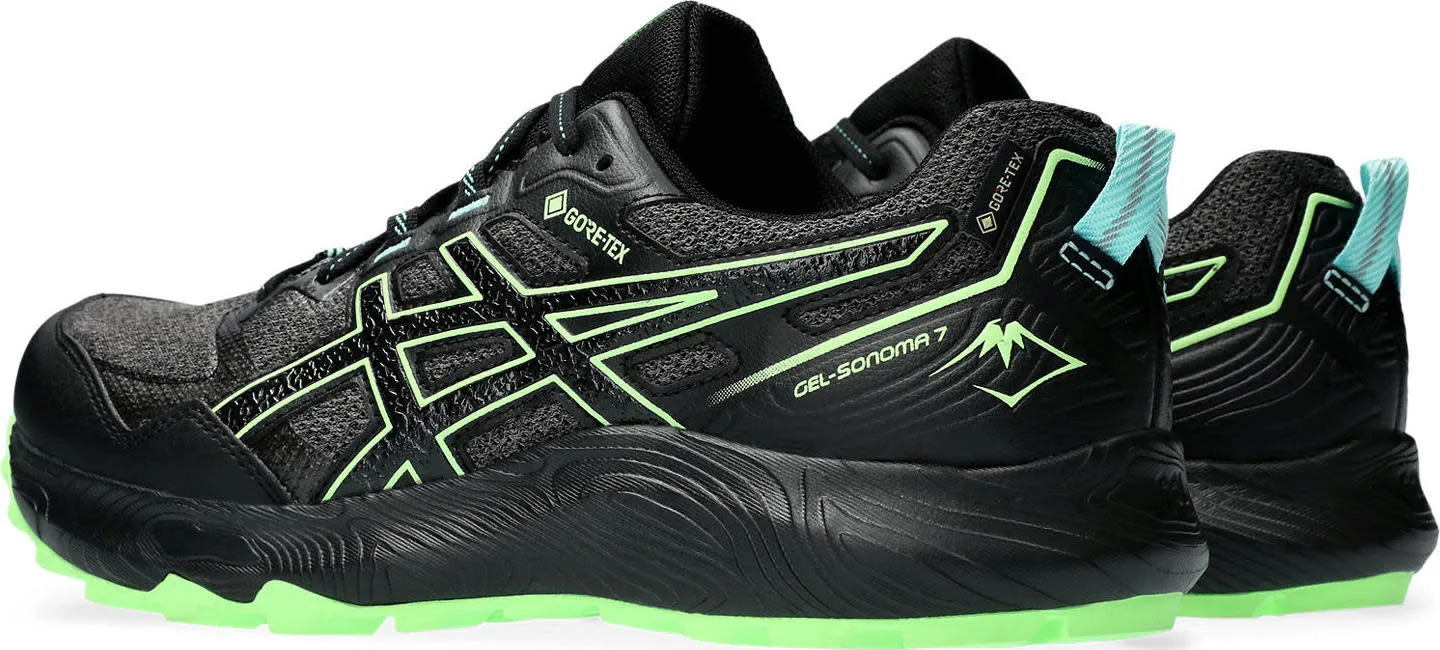 Asics Men's Gel-Sonoma 7 GORE-TEX Black/Illuminate Green | Buy Asics Men's Gel-Sonoma 7 GORE-TEX Black/Illuminate Gree