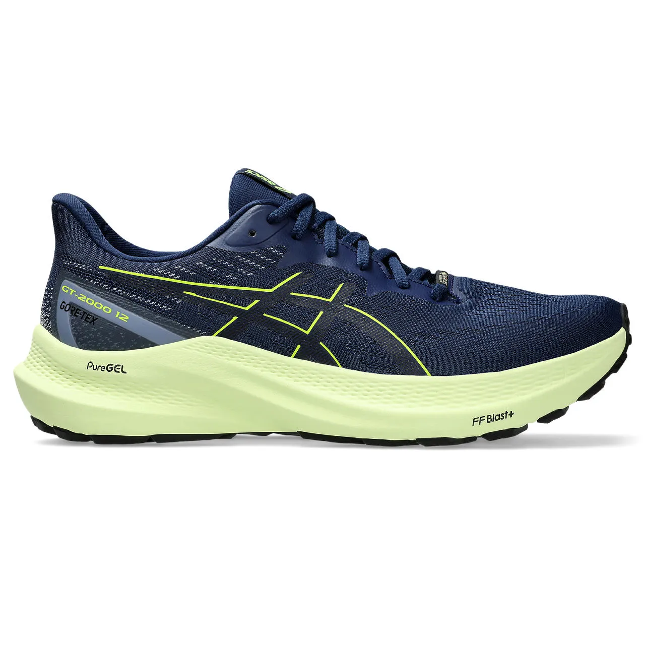 Asics Men's GT 2000 12 GORE-TEX Blue Expanse/Safety Yellow | Buy Asics Men's GT 2000 12 GORE-TEX Blue Expanse/Safety Y