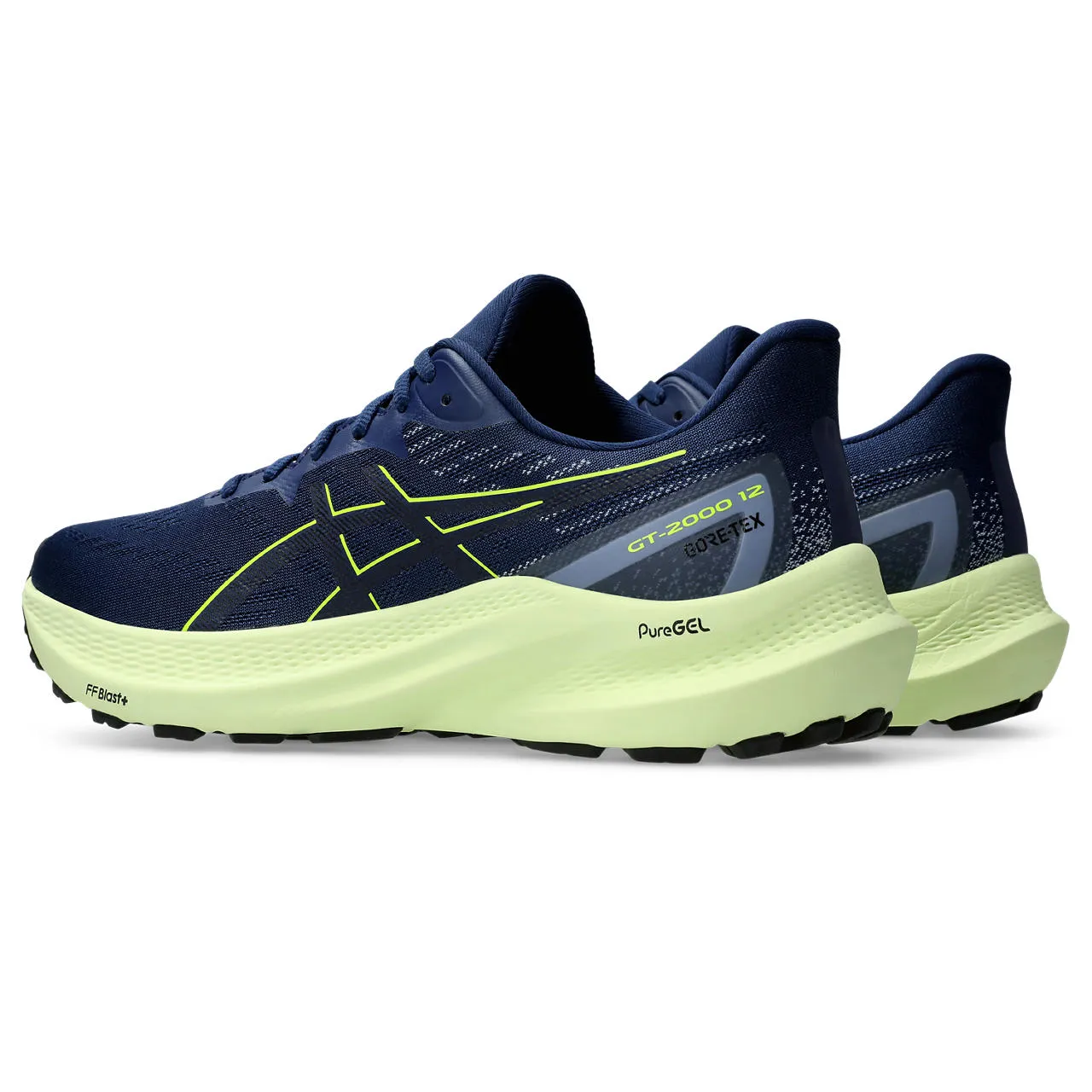 Asics Men's GT 2000 12 GORE-TEX Blue Expanse/Safety Yellow | Buy Asics Men's GT 2000 12 GORE-TEX Blue Expanse/Safety Y