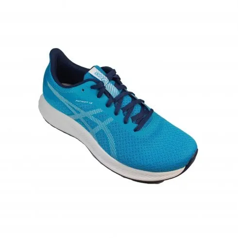 Asics PATRIOT 13 | Island Blue/White | Mens Lace Up Running Trainers