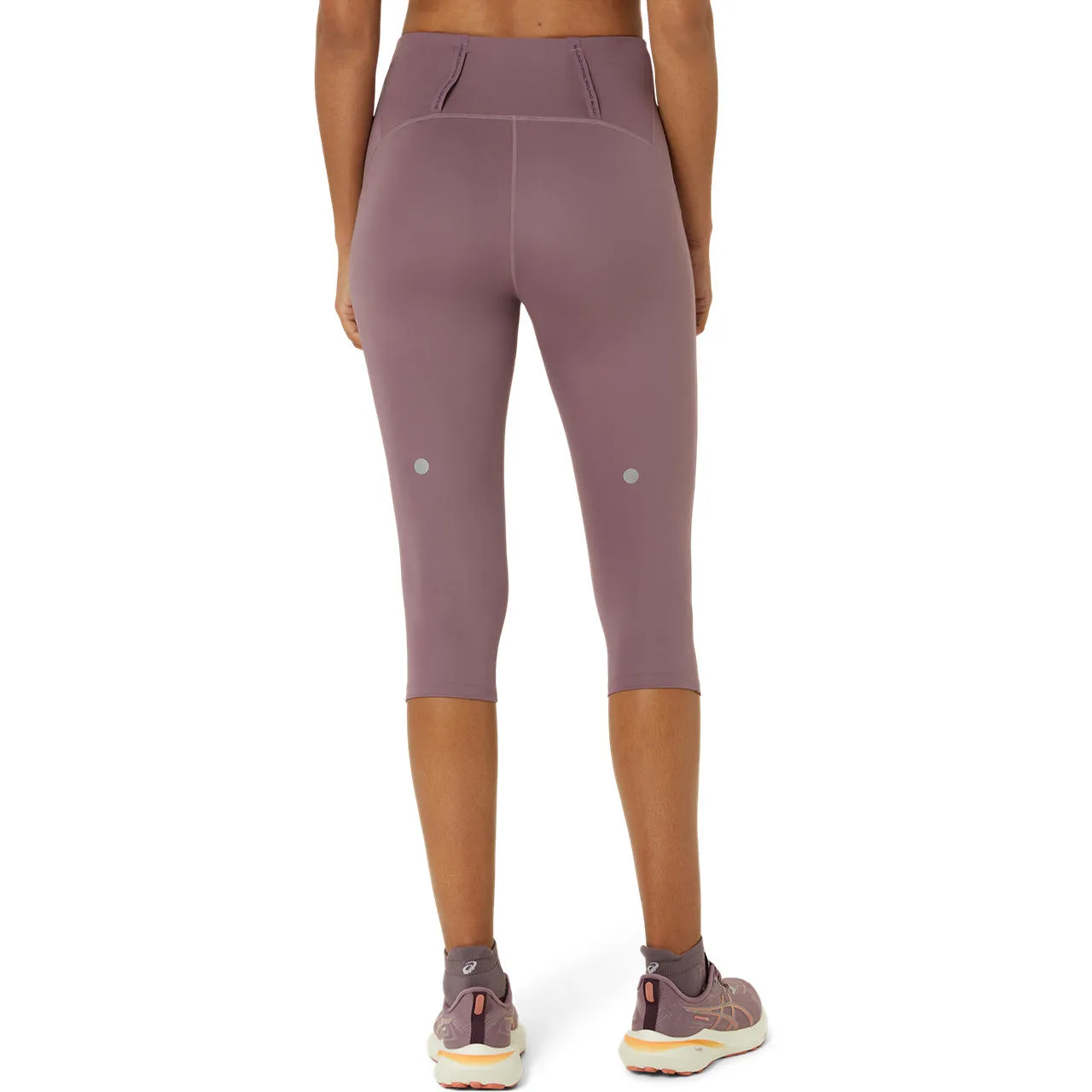 Asics Women's Road High Waist Capri Tight Dusty Mauve | Buy Asics Women's Road High Waist Capri Tight Dusty Mauve here