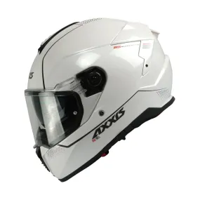 Axxis Hawk Evo Plain Helmet - Pearl White