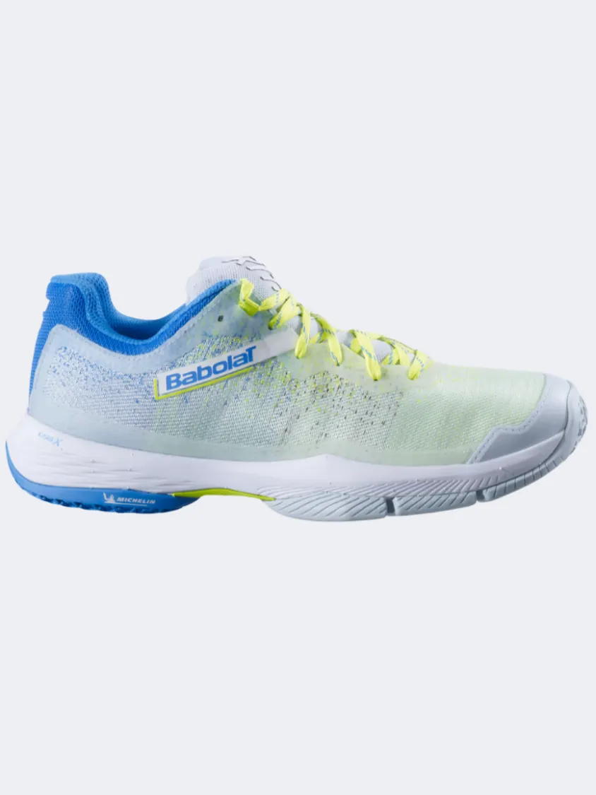 Babolat Jet Ritma Women Padel Shoes Plume/Sulphur Spring