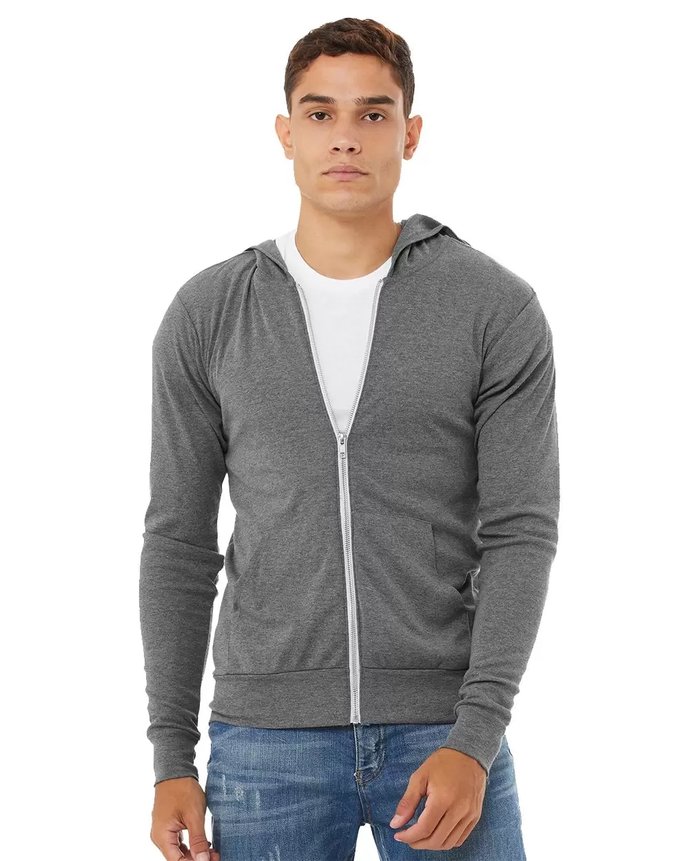 BELLA+CANVAS 3939 Unisex Tri-blend Lightweight Hoodie SKU: C3939