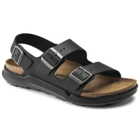 Birkenstock Mens Milano Adventure Old Black Sandals - Narrow Fit