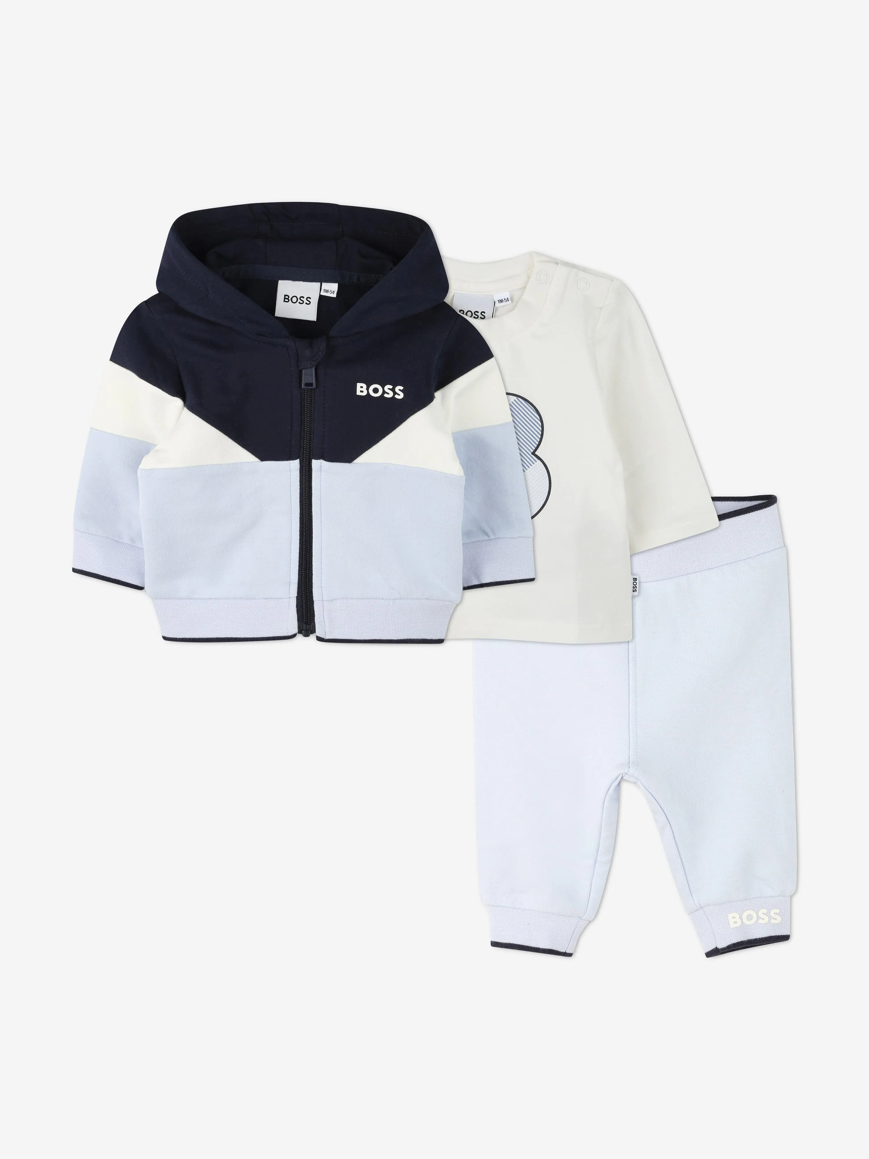 BOSS Baby Boys Tracksuit Gift Set in Blue