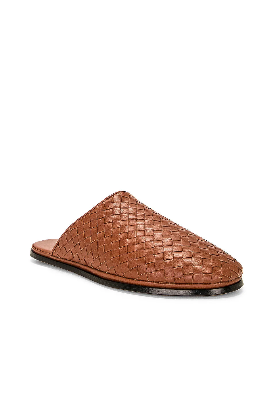 Bottega Veneta Open Back Slipper Nappa Opaque Weave