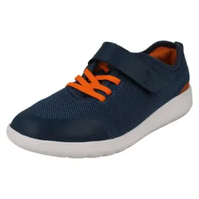 Boys Clarks Breathable Lightweight Trainers - Scape Trace