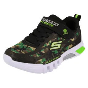 Boys Skechers Light Up Trainers 400017 - Rondler