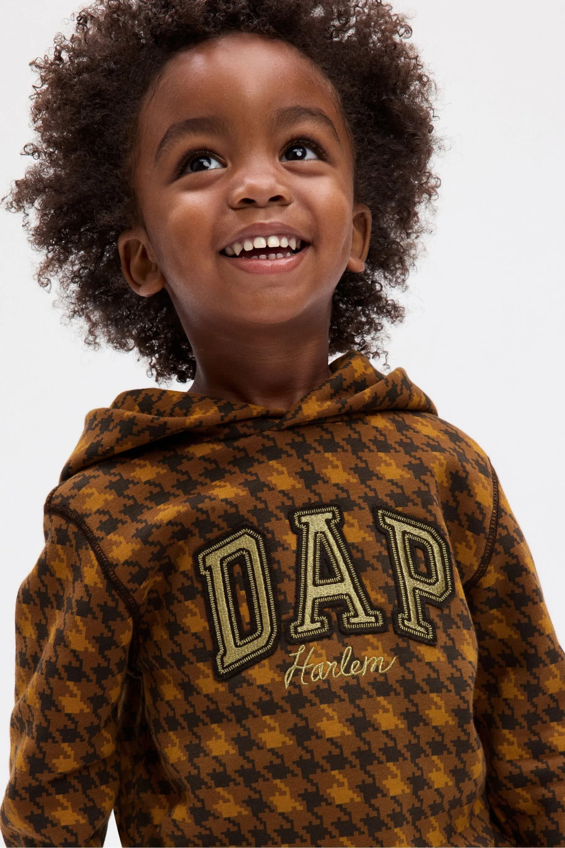 Brown Dapper Dan Toddler Logo Hoodie (12mths-5yrs)