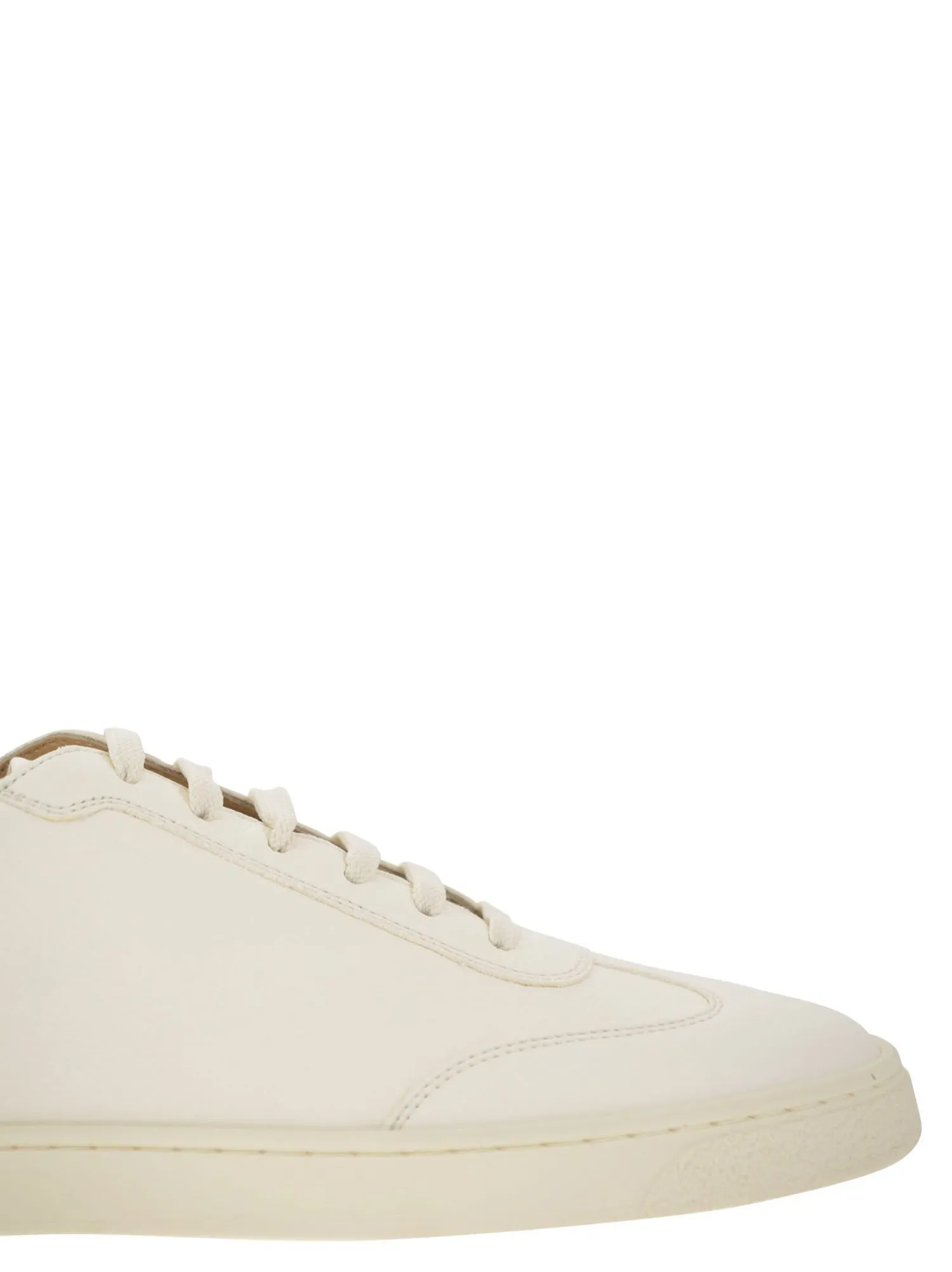 Brunello Cucinelli    Brunello Cucinelli Deerskin Trainers With Latex Sole