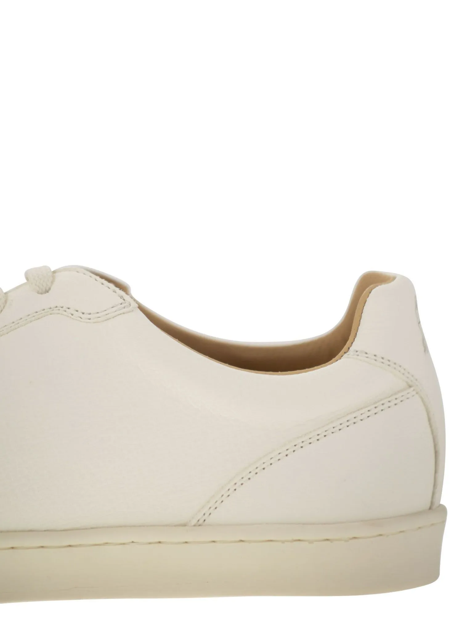 Brunello Cucinelli    Brunello Cucinelli Deerskin Trainers With Latex Sole