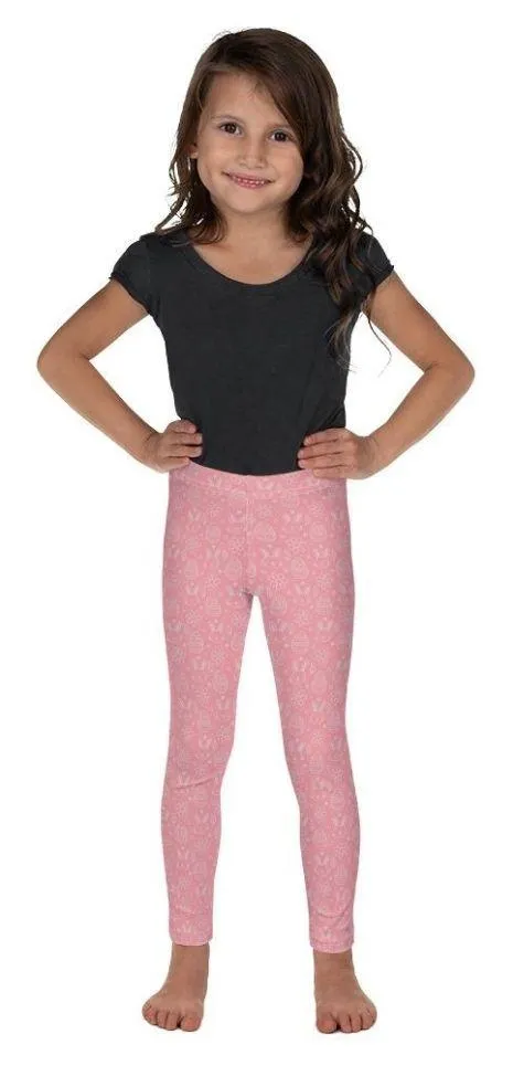 Bunny But* Easter Kid's Leggings (Pink)