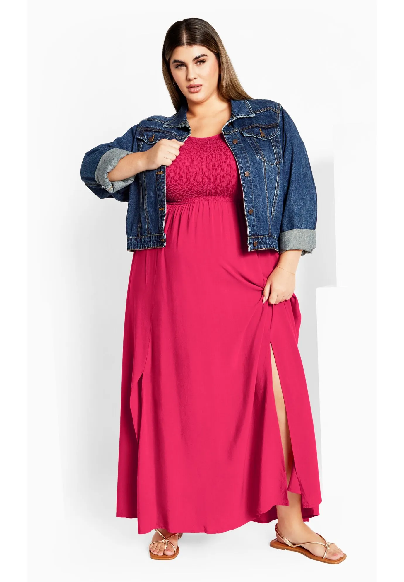 Caelynn Dress - fuchsia