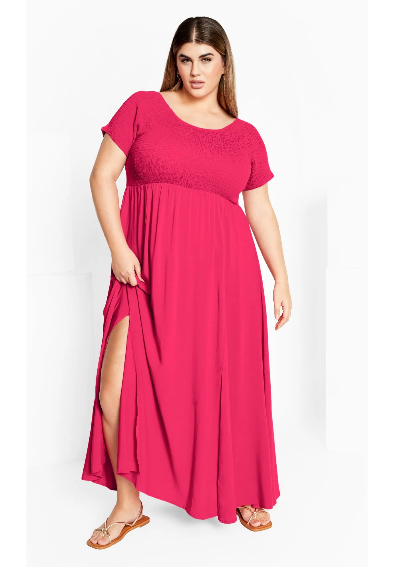 Caelynn Dress - fuchsia