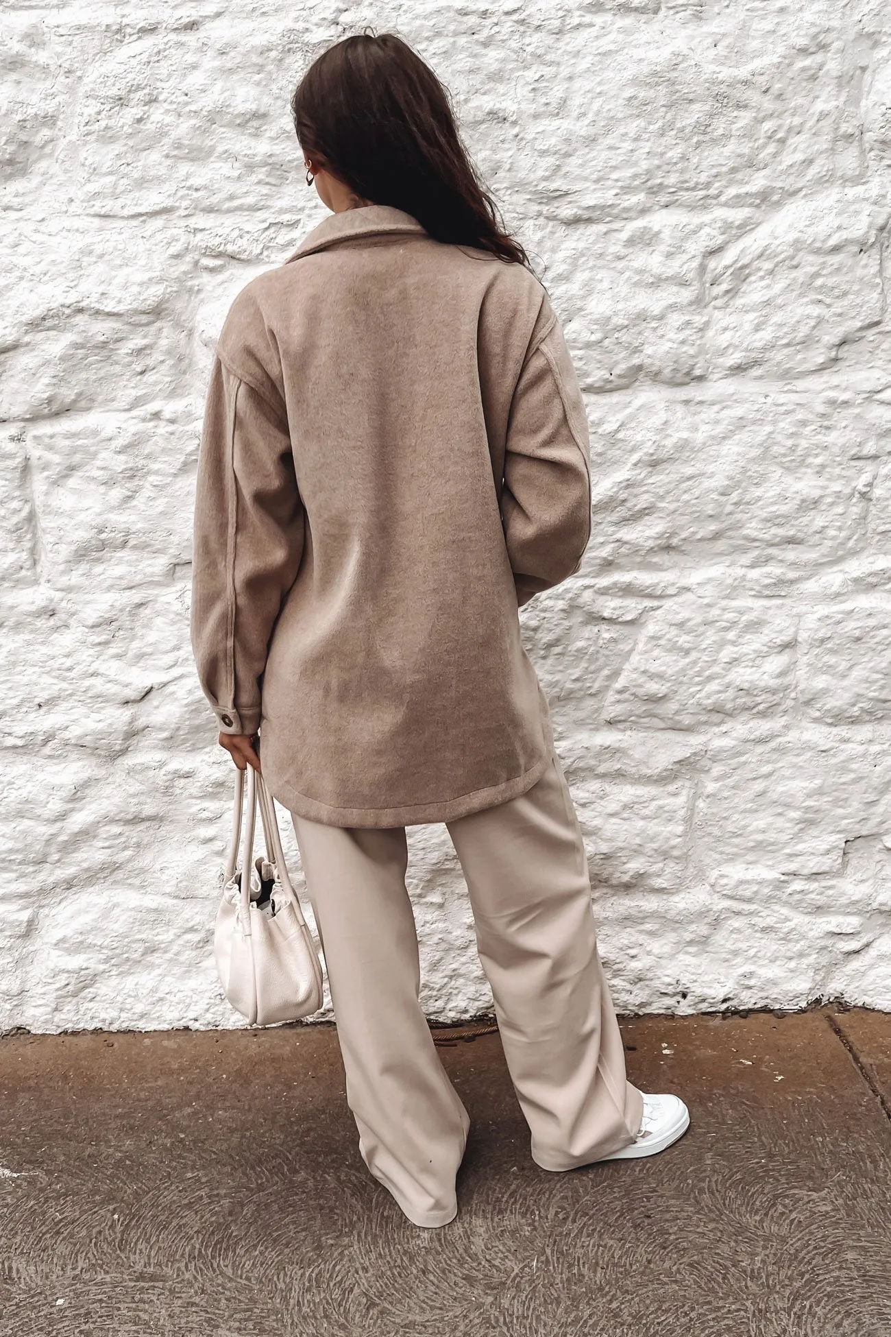 Cameron Pocket Jacket Taupe