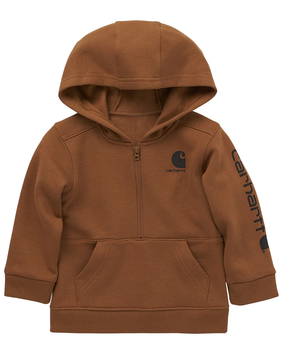 Carhartt Infant Boys' Logo Midweight Half Zip Hooded Pullover