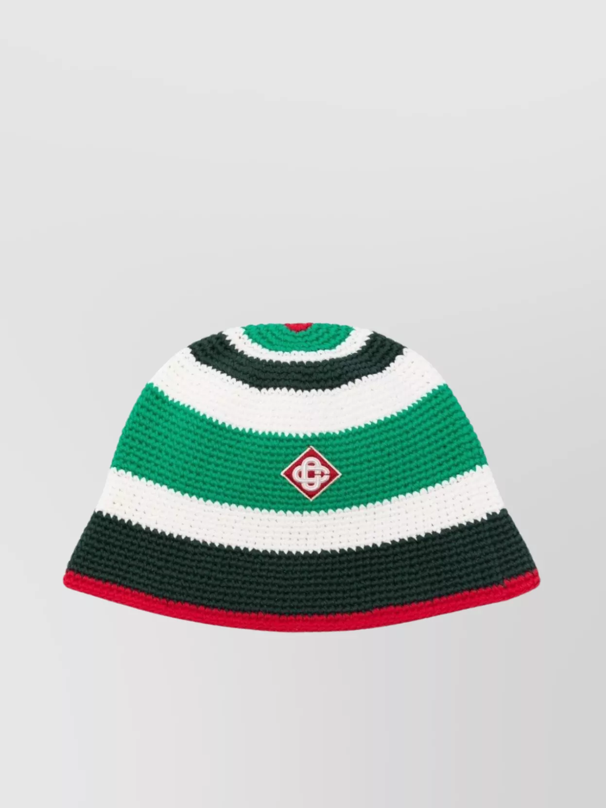 Casablanca   Striped pattern knit bucket hat