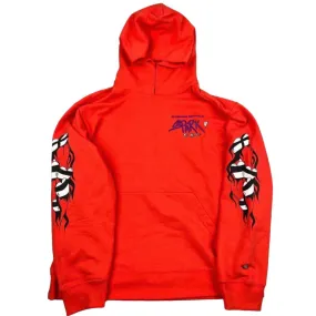 Chrome Hearts Matty Boy Art Basel Flames Chomper Hoodie 'RED'