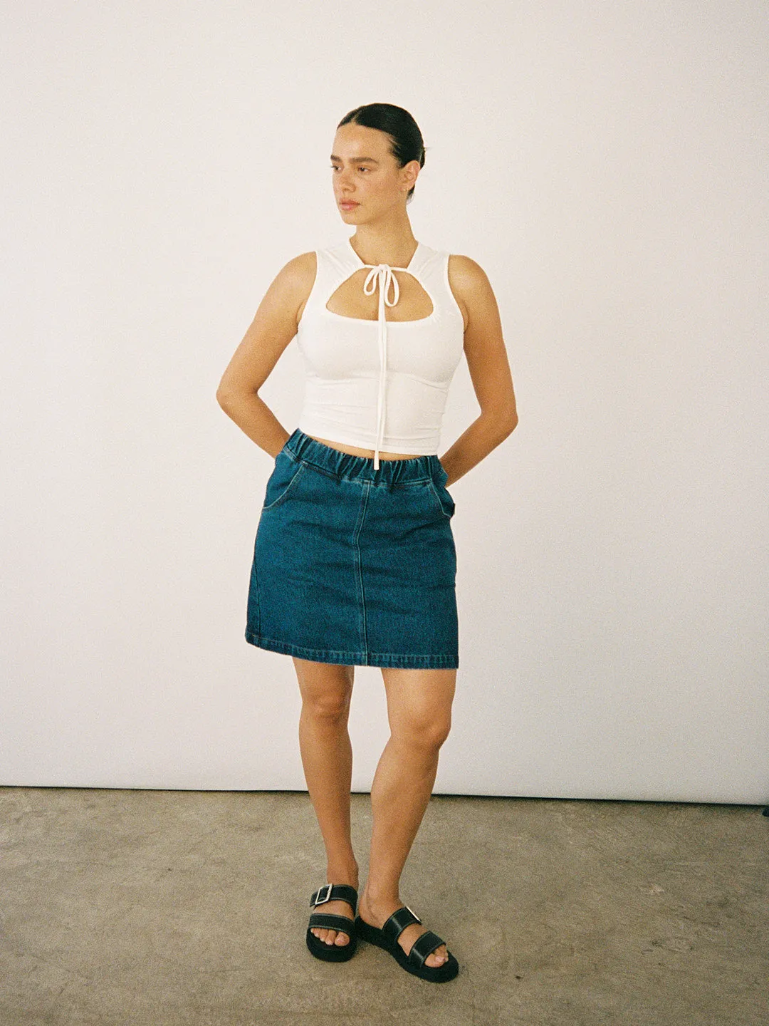 City Skirt - Blue Denim