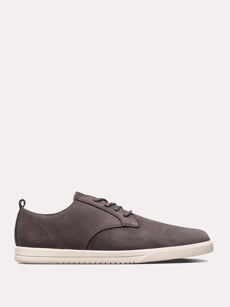     CLAE  Ellington Leather Dark Charcoal Nubuck Sneakers    