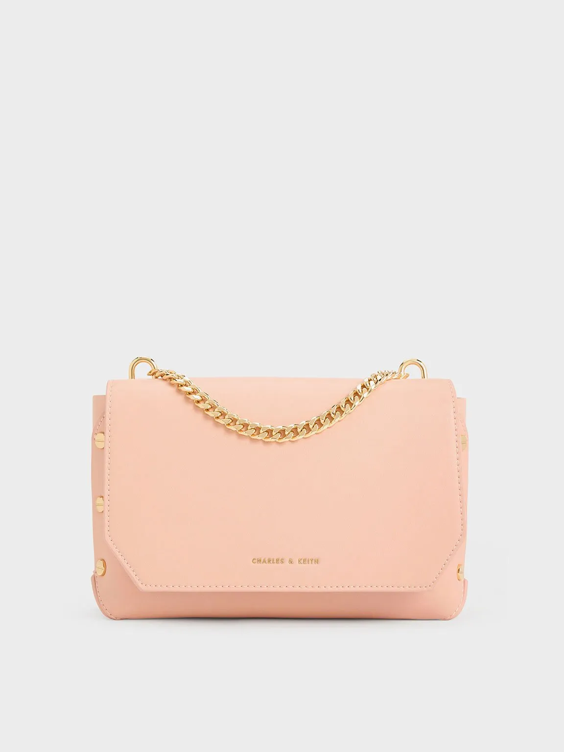 Clea Chain-Handle Bag - Pink