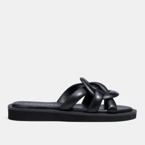 Coach Women's Georgie Leather Slide Sandals - UK 3 | Coggles