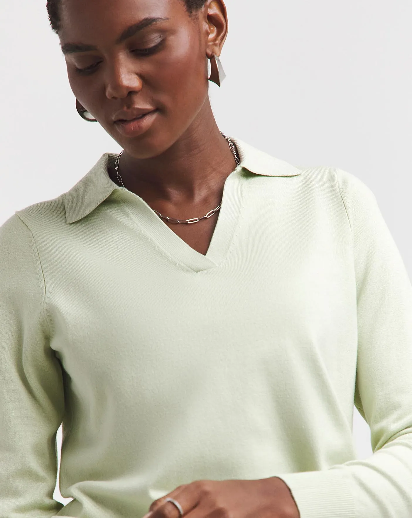 Collared Long Sleeve Jumper