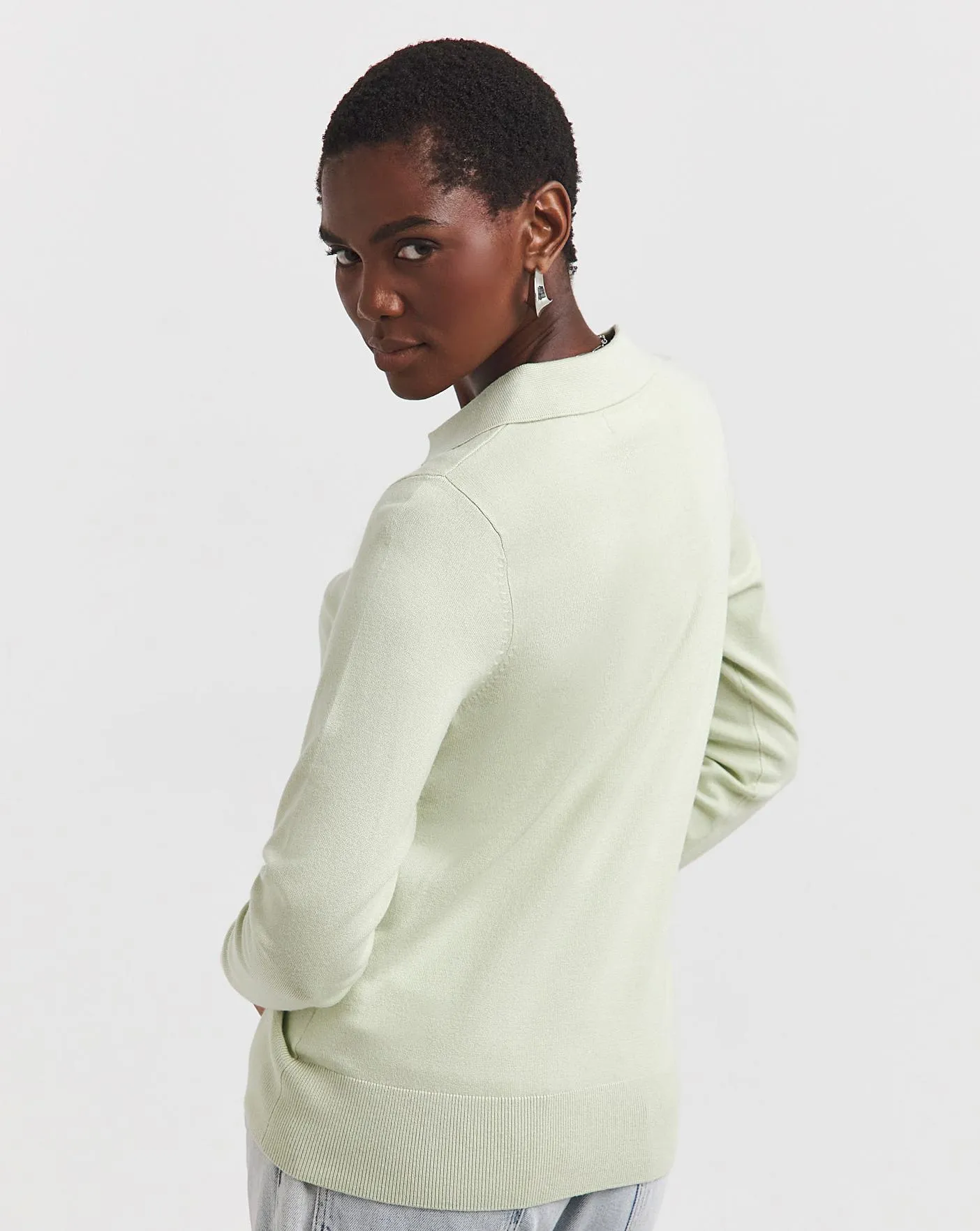 Collared Long Sleeve Jumper