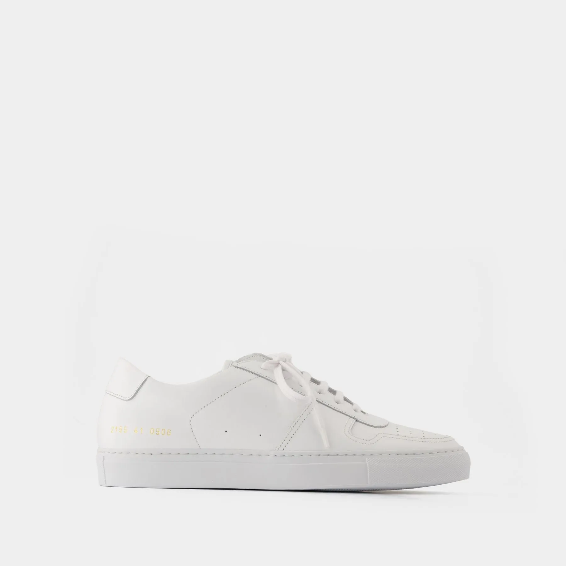 COMMON PROJECTS  Bball Low Sneakers - COMMON PROJECTS - Leather - White