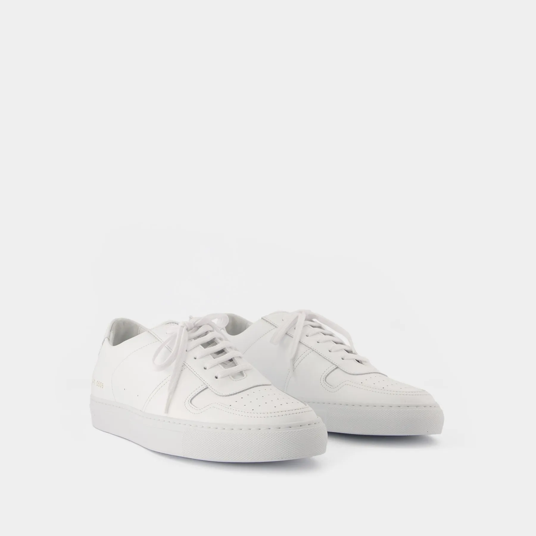 COMMON PROJECTS  Bball Low Sneakers - COMMON PROJECTS - Leather - White