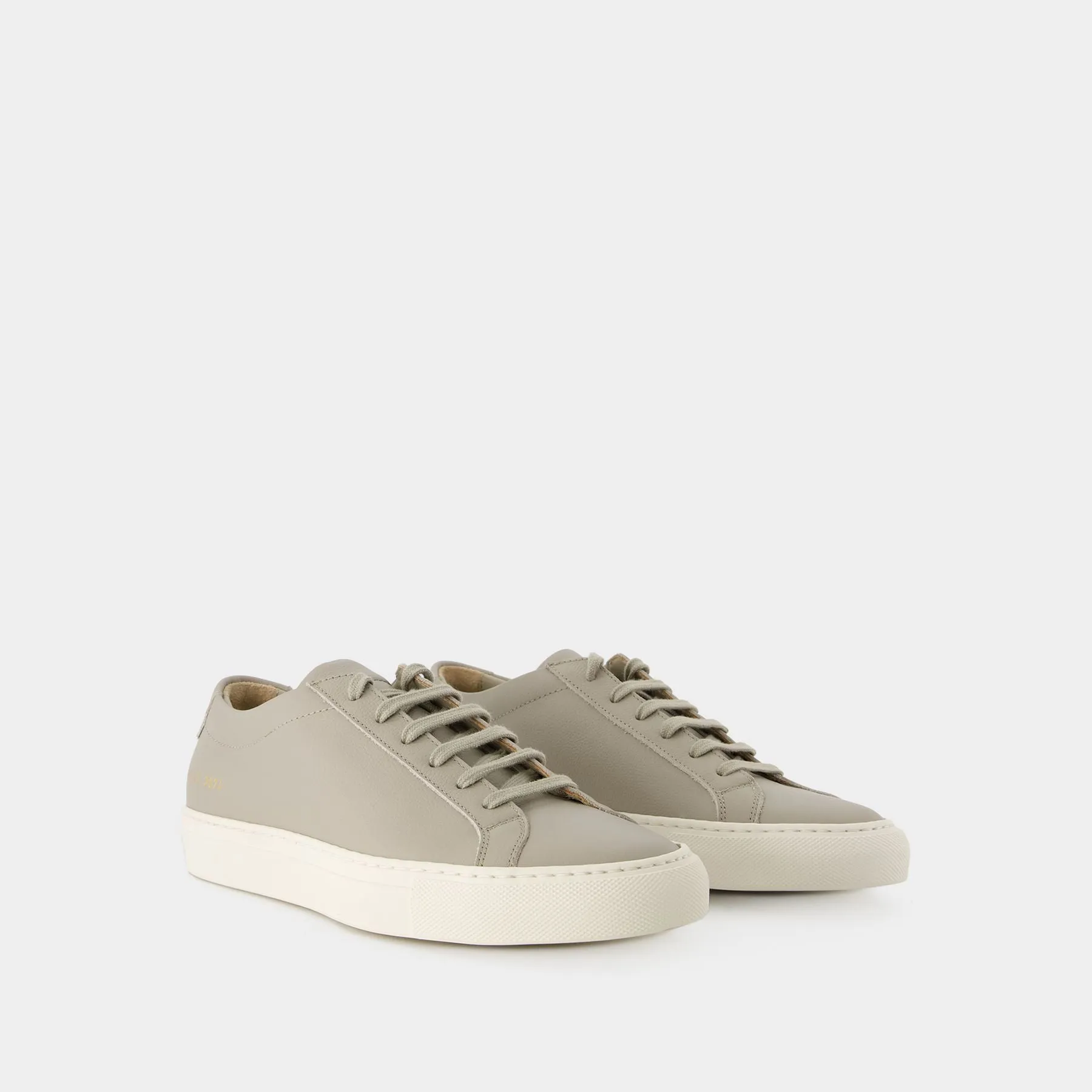 COMMON PROJECTS  Original Achilles Contrast Sneakers - Common Projects - Leather - Grey