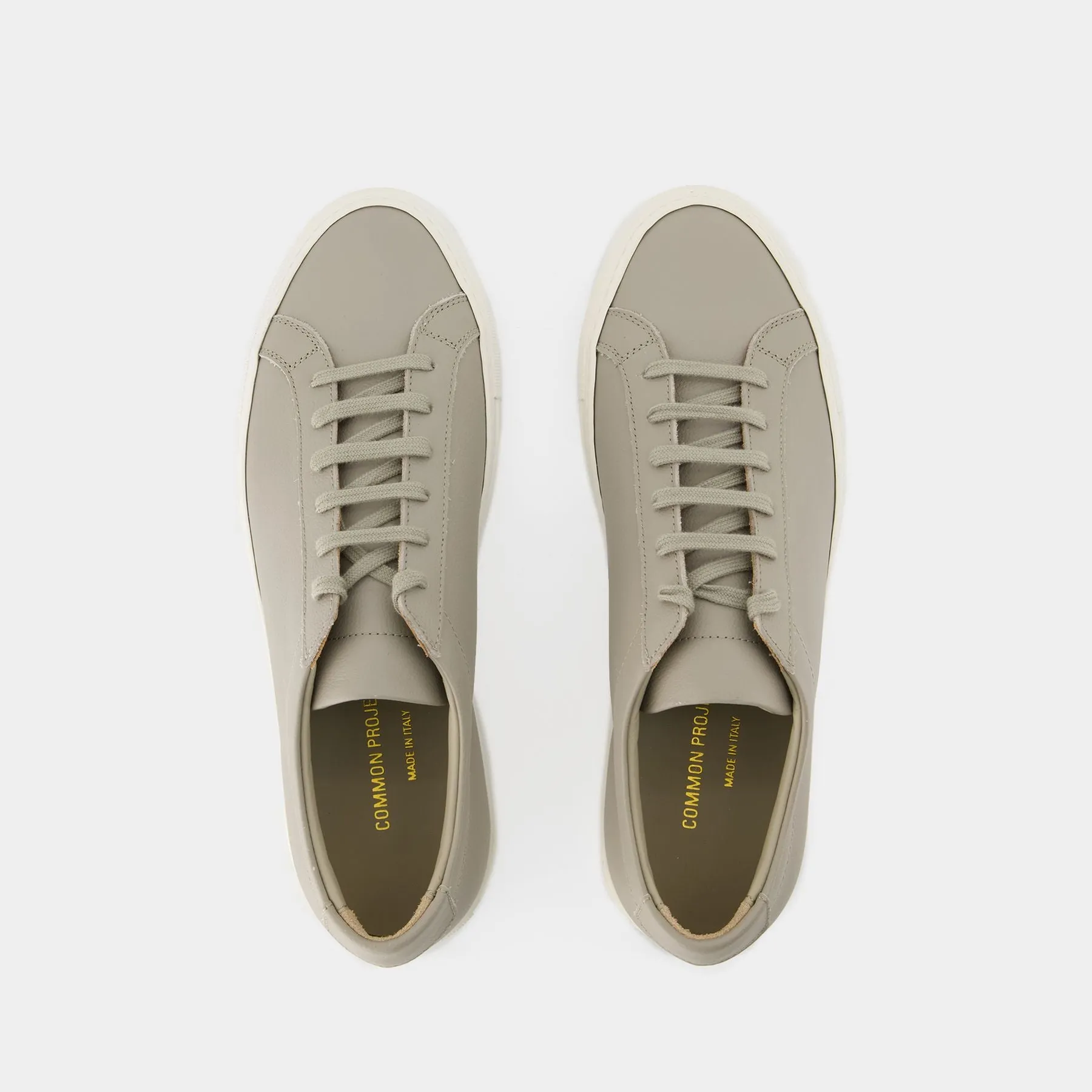 COMMON PROJECTS  Original Achilles Contrast Sneakers - Common Projects - Leather - Grey